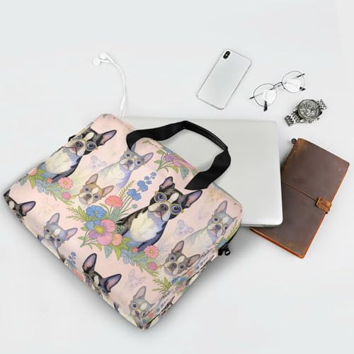 Bolso para laptop 15.6 pulg con diseño perro miniatura 7
