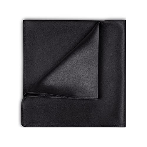 Selected Hanky Satin Pocket Square for Men Solid Color Textile Handkerchiefs