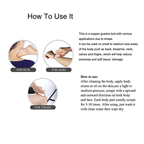 Magenergy Gua Sha Tool Pure Copper Scraping Back Massager Guasha Board For Neck And Body Special Gifts For Grandparents Parents Friends… #TOP3