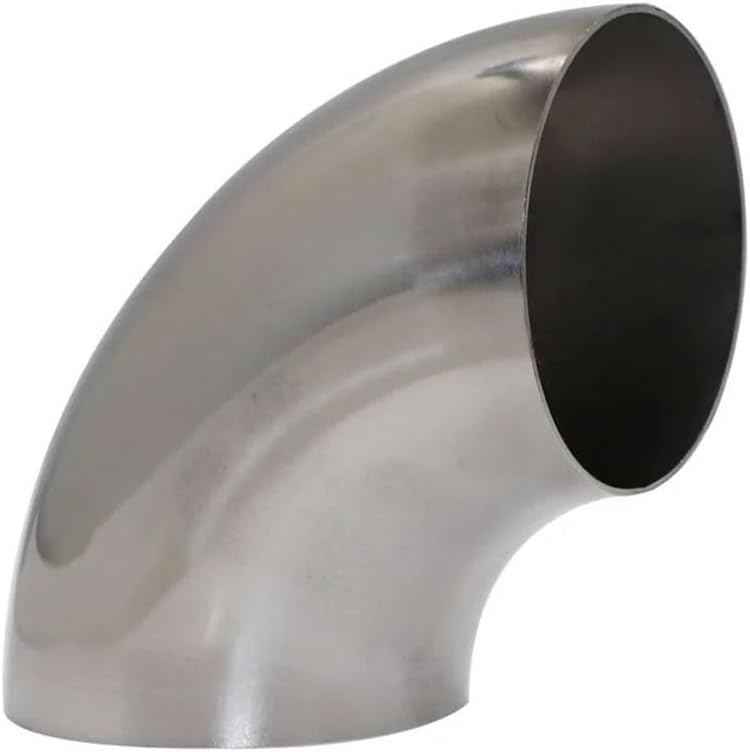 Stainless Steel Cast Pipe Fittings,90 Degree Stainless Steel Elbow, OD 16mm 19 22 25 35 38 42 48 51mm Sanitary Welding Pipe Fitting Welded Pipe,(45MM 1.5MM)