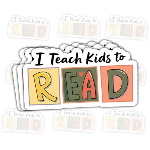 3-Piece I Teach Kids to Read Sticker Set