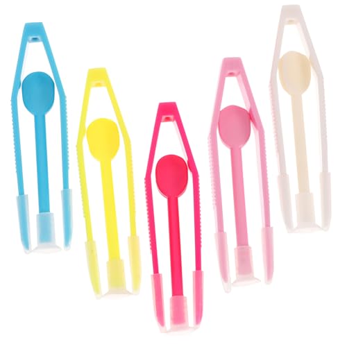 Beavorty Set 5 Pinzette e Bastoncini Aspiratori Per Lenti a Contatto Colorati Portatili Per Rimozione e Inserimento Lenti Rigide Accessori Viaggio Per Ed Igienica