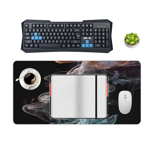 Psychedelic Smoke Desk Pad Large Office Desk Mat miniatura 4