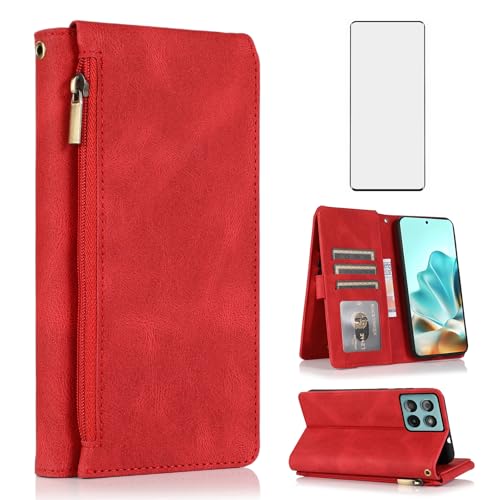 Coque Motorola Moto Edge 60 Asuwish Housse Etui Fusion XKLLPT UK Rouge保护壳
