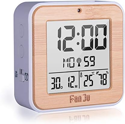 Funkuhr Wand FanJu Digitaler Funkwecker Mit XXL-Display – Mit