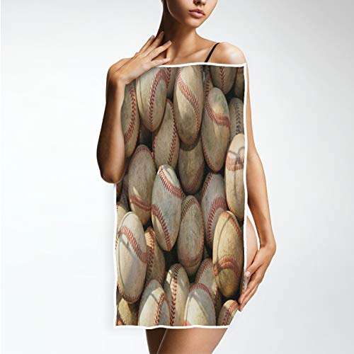 Sport Baseball Vintage Hand Towels For Bathroom, Highly Absorbent Super Soft Face Towel Large Decorative Washcloths For Kitchen Gym Spa Hotel Yoga 30"X15" #TOP3