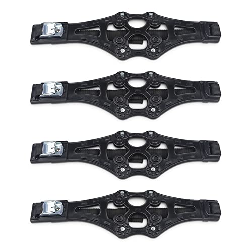 Para Toyota Corolla Wagon 2014-2018. 8 Unids/Set Neumático De Coche Neumático De Seguridad Vial De Invierno Neumático De Nieve Antideslizante Ajustable Rueda Cadenas De TPU(NEGRO)