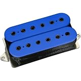 DiMarzio DP 253BL+BK Gravity Storm Bridge Steve Vai Humbucker E-Gitarrentonabnehmer, Blau/schwarze Polepieces
