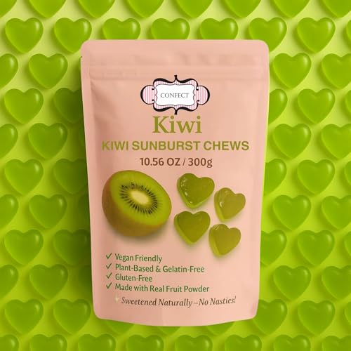Confect Kiwi Sunburst Chews – Caramelos de fruta veganos