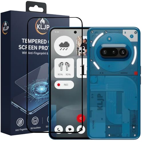 Image of Military-Grade Gorilla Tempered Glass For NOTHING PHONE 3A / NOTHING 3A PRO 5G With Installation Kit | Edge to Edge Coverage | Black