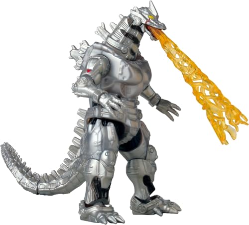 FEDELE AL PERSONAGGIO DEI FILM DI GODZILLA – Scopri Godzilla, il mostro giapponese più famoso, nella sua forma MechaGodzilla. Questa figura riprende il suo scheletro originale del 1954, recuperato e utilizzato per costruire un nuovo MechaGodzilla chiamato Kiryu.