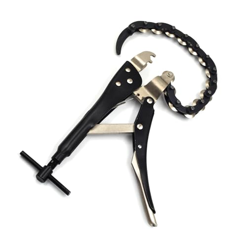 Exhaust Tube Chain Cutter, 0.6' to 3.3' Tailpipe Cutter, Tube Cutting Pliers for Cutting Exhaust Pipe Copper Pipes