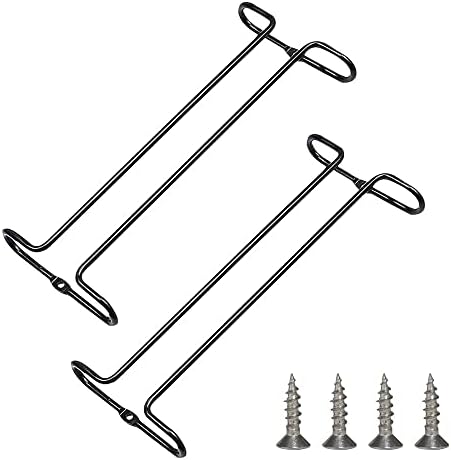 4 Porta Bicchieri Da Vino Sospesi Sotto Armadio - In Ferro, Per Bar, Cucina O Ristorante