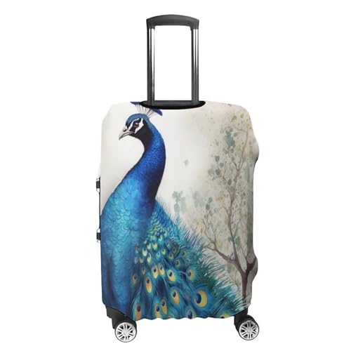 Housse de valise anti-rayures lavable en polyester élasthanne XL - 4