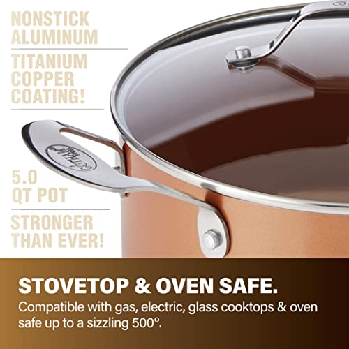 Gotham-Steel-10-Piece-Kitchen-Set-with-Non-Stick-Ti-Cerama-Coating-by-Chef-Daniel-Green-Includes-Skillets-Fry-Pans-Stock-Pots-and-Steamer-Insert--Copper