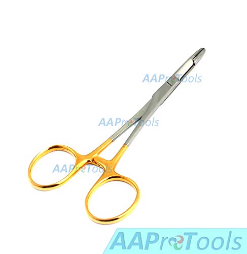 AAProTools Olsen Hegar Needle Holder and Scissor Combination, 5-1/2 Inch, Tc, German Grade