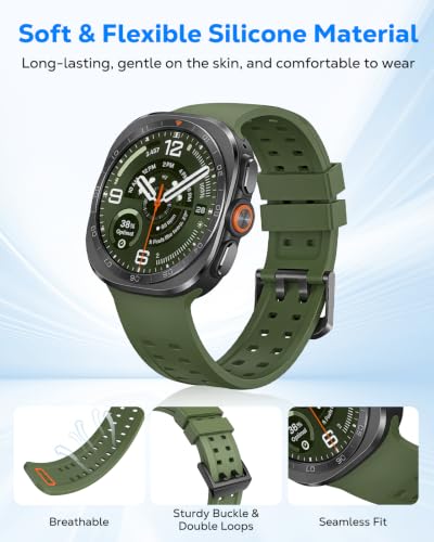 MoKo 6 Pack Sport Bands Compatible with Samsung Galaxy Watch Ultra 2/1 47mm - image 3