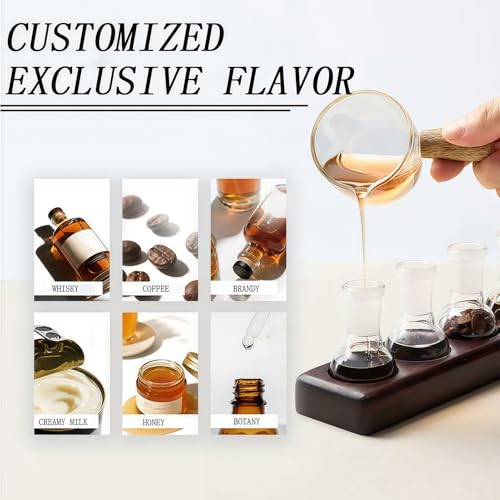 Infuseur de saveur de cigare en verre et bois de prestige - 8