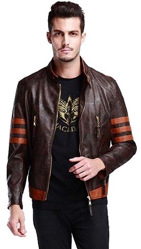 HugMe.fashion Wolverine Style Leather Jacket JK105A