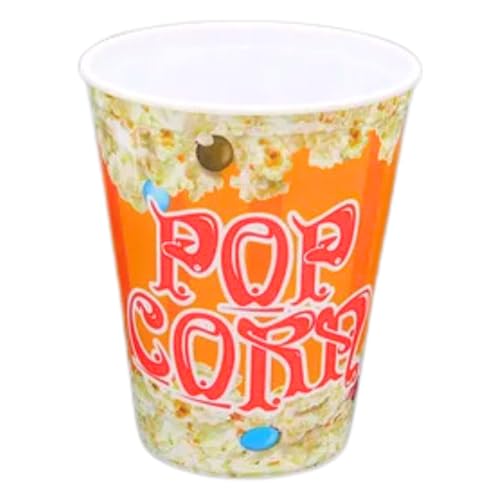 Balde de Pipoca Plástico Popcorn Vermelho Tamanho Grande 2L Para Pipoca Filme Uma Unidade Decorado 1