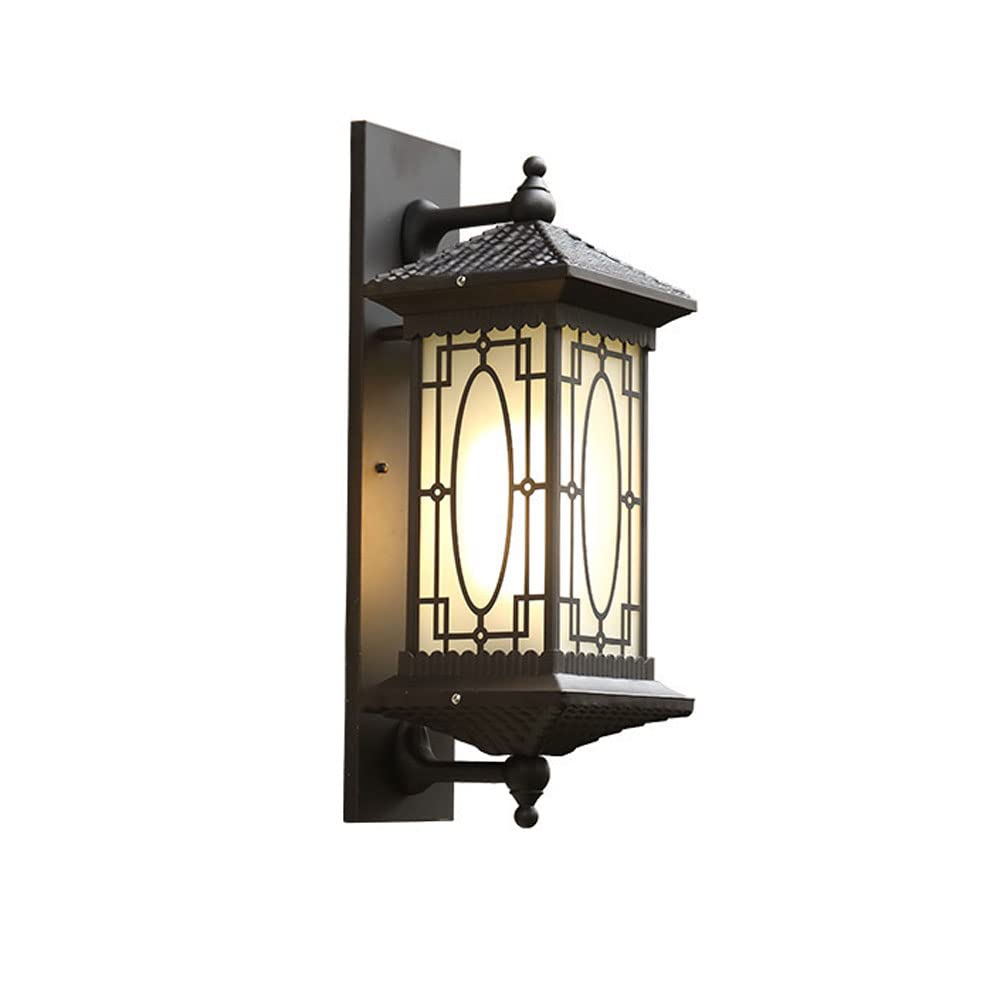 OZBMA Exterior Light Fixture Outdoor Wall Sconce Brown Mount Lamp Hardwired Fixtures Modern Ip54 Waterproof for Porch Entryway Lighting