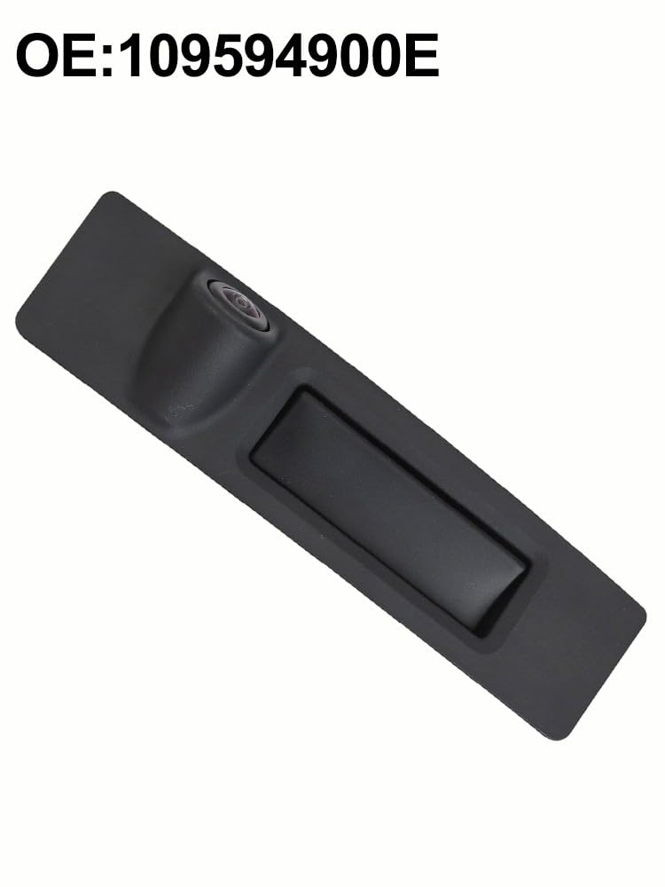 Mango de liberación de portón trasero, cámara de respaldo, para Tesla Model 3 Y 2017-2022, OEM 109594900E, interruptor trasero ABS negro