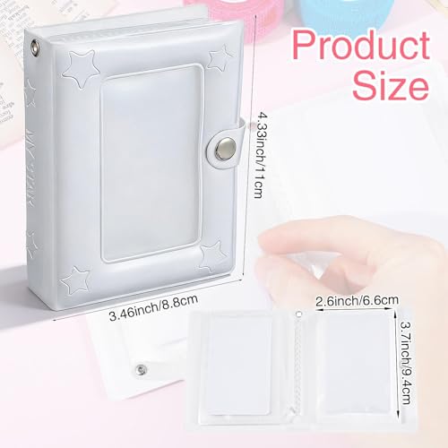 Image of Photocard Binder,3''Photo Album Book for Photos Collection, 40-Photo Capacity Mini Photo Album for Travel Memory Storage and Personal Memorabilia Organization
