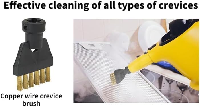 Universal Replacement Parts Kit for Karcher SC1/SC2/SC3/SC4/SC5 Handheld Steam Cleaners – Brush Heads, Nozzles, Microfiber Mop Cloths & Covers – Complete Steam Cleaning Accessory Set