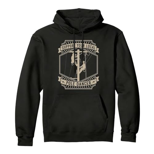 Sweat-Shirt à Capuche décontracté Manches Longues pour Femme - Design imprimé Lettres Coupe Ample Douceur suprême Style Streetwear Automne-Hiver et Quotidien Convient à Les Jours (Black, M)
