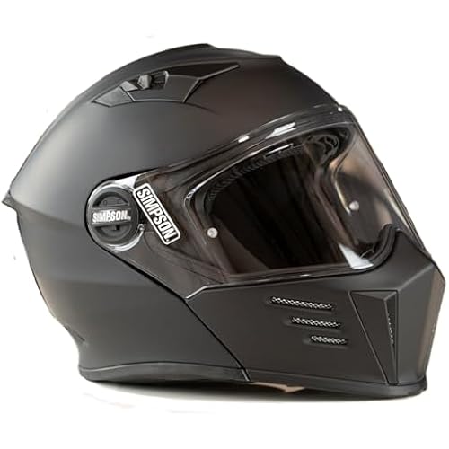 Simpson Helmets M59XL3 Mod Bandit DOT/ECE Certification X-Large Flat Black
