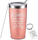 Sisters Gifts from Sister, Christmas Birthday Gifts for Sister, Best Friend, Little Sister, Soul Sis