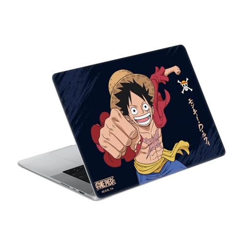 Autocollant MacBook Pro 14 A2442 Luffy One Piece skin vinyle de protection pour ordinateur portable
