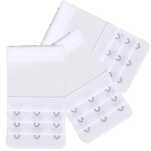 Image of Bra Strap Extenders, Women Elastic Extensions Bra Extender Set, 6 Piece,Skin,White,Black