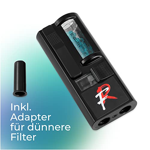 Flavouroom - Premium Applikator Set inkl. 100 Menthol Kugeln I DIY Menthol Kapseln Filter für unvergesslichen Flavour Geschmack I Kapselfüller I aromatische Click Hülsen Kugeln I nachfüllbar