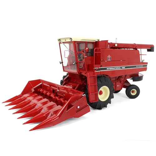 1/16 International 1460 Combine w/Corn & Grain Head miniatura 1