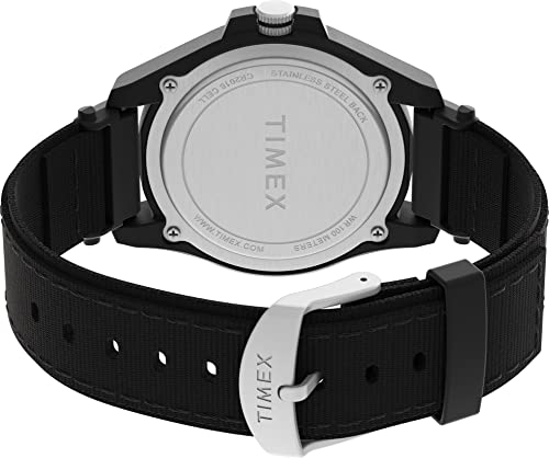 Timex Men's Expedition® Acadia Rugged 42mm Black Fabric Strap Watch (Model: TW4B263009J) by Timex - Image 2