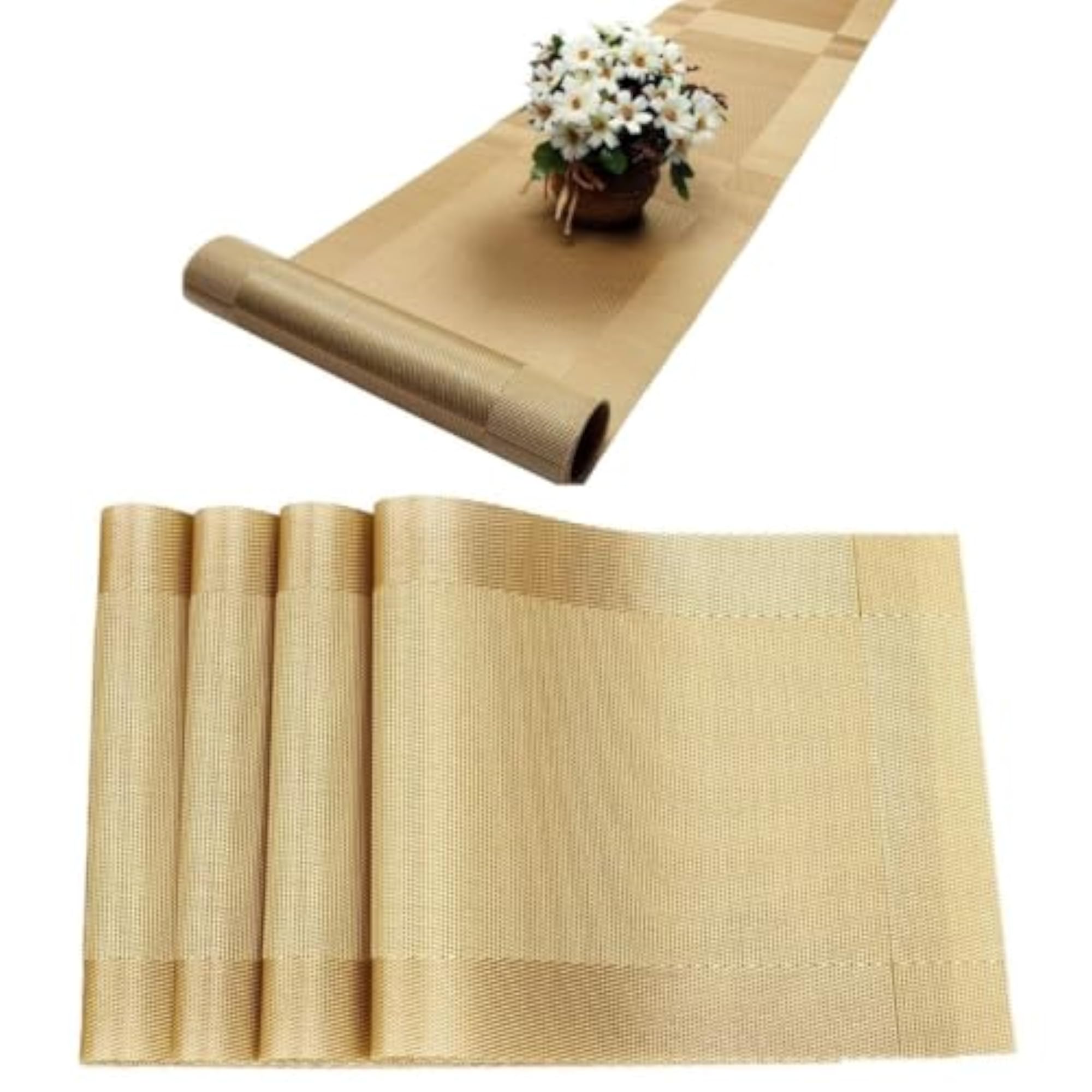 Elegant Table Runner and Placemats Set
