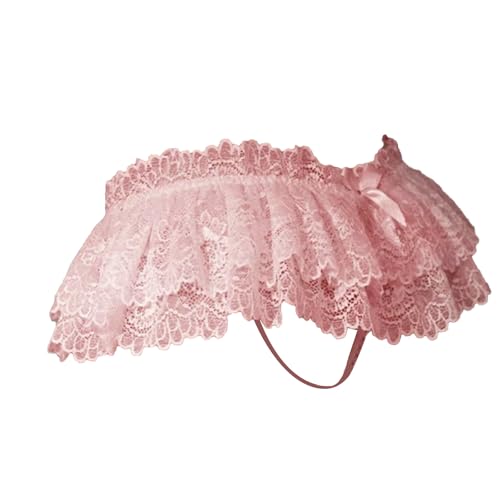 Sissy Lace Panties Men Ruffled Panties Thongs Mini Skirt Thongs Gay Lingerie