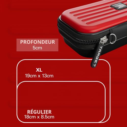 Target Darts Rouge Takoma Regular Darts Case - Contient x 1 Jeu de fléchettes Portefeuille – vue 7