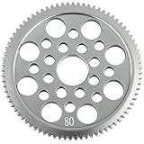 ShareGoo Metal 48P Spur Gear 80T Compatible with Sakura D3 CS S XI XIS 1/10 Drift RC Racing Car