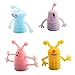 jojofuny 4Pcs Finger Puppet Luminoso Piccolo Mostro Giocattolo della Barretta della Bambola delle Dita di Notte Giocattolo Storia Prop Colore Casuale