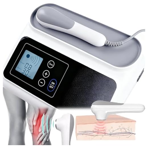 GBHJJ MáQuina de Terapia UltrasóNica de 1 MHz, MáQuina de Fisioterapia por Ultrasonido, Control TáCtil, 5 Niveles de Intensidad/Tiempo Ajustable de 5 a 30 Minutos, para Rodillas y Hombros