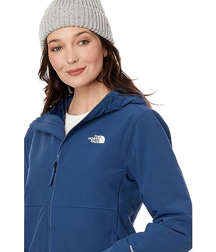 THE NORTH FACE Women's Shelbe Raschel Fleece Hooded Jacket, Shady Blue, X-Small