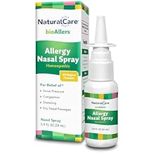 NaturalCare Homeopathic Allergy Nasal Spray by bioAllers, 1 Fl Oz | May Help Relieve Sinus Pressure, Congestion, Sneezing, Runny Nose & Itchy, Watery Eyes