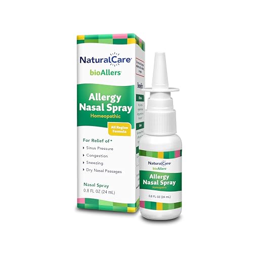 NaturalCare Homeopathic Allergy Nasal Spray by bioAllers, 1 Fl Oz