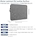 Alfheim Laptop Sleeve Case 14 inch, Waterproof Shock Resistant Fashion Lightweight PU Leather Bag Case for Notebook Tablet iPad（Grey）