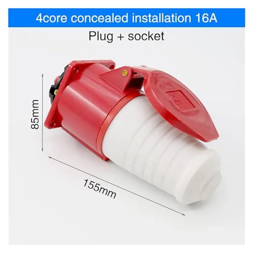 Conector Aviación Industrial Impermeable 3-5 Pines 16A miniatura 2
