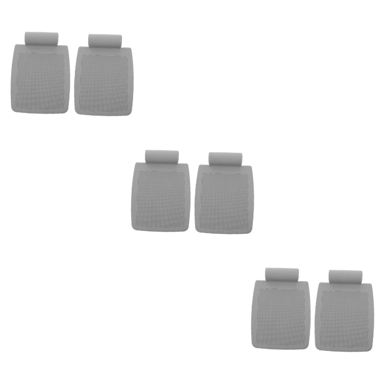 Healvian 6piezas Reposapiés De Rueda Para Sillas De Ruedas De Accesorios De Repuesto Diseño Seguro y Cómodo Compatible La Mayoría De Sillas