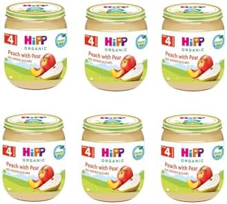 Hipp Kavanoz Maması Organik Armutlu Şeftali Püresi 125 gr 6 Adet 105092-6-1