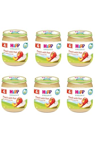 Hipp Kavanoz Maması Organik Armutlu Şeftali Püresi 125 gr 6 Adet 105092-6-1